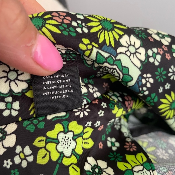 Scotch & Soda Amsterdam Floral Blazer Jacket Relaxed Fit Green Sz M - Picture 15 of 15